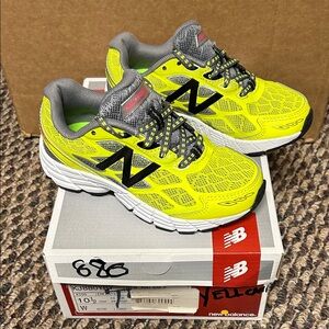 New Balance Kids Neon Yellow Sneakers
